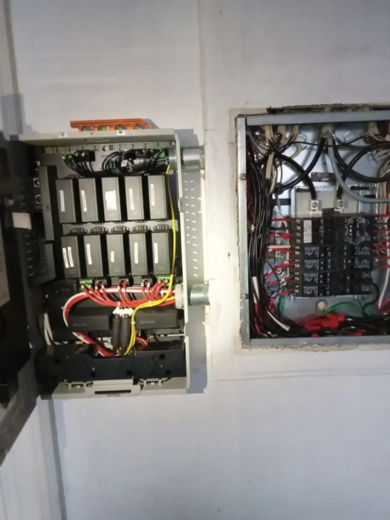 Electrical panel upgrade completed for Indoor Lighting Installation in Tucson Estates